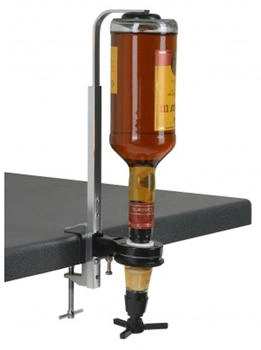 Bottle Master Prima-Portionierer-2,0 Cl. = 20 Ml. Inkl. Regalhalter Für 0,7-1,0 Lt. Flaschen Schwarz, Kunststoff-Aluminium