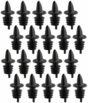 Westmark Jet-Pour Ausgießer schwarz, Kunststoff, 2er-Set (411022E3)