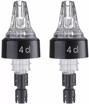 Westmark Auto-Pour Dosierausgießer 4cl, transparent, 2er-Set (994022EG)
