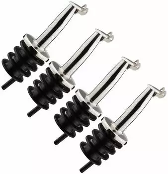 Westmark Ausgießer Inox Gastro mit PE-Korken, 4er-Set (468222E3)