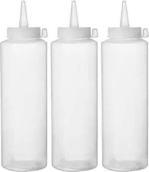 Hendi Easy Squeeze Spenderflasche 700ml, transparent, 3er-Set (557952)