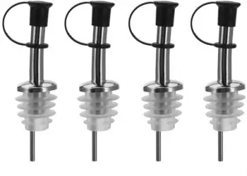 Westmark Ausgießer Inox Standard mit Silikonkorken, 4er-Set (453322E3)