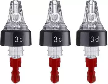 Westmark Auto-Pour Dosierausgießer 3cl, glasklar, 3er Set (993071EG)