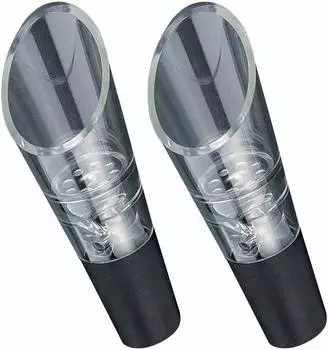 Cilio Weinausgießer schwarz 205091 2er Set