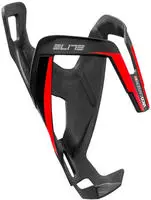 Elite Fahrrad-Flaschenhalter Vico, schwarz/rot, aus Carbon, zum Schrauben Elite Fahrrad-Flaschenhalter Vico, schwarz/rot, aus Carbon, zum Schrauben