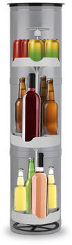 EASYmaxx Flaschenkühler Outdoor 2.0 - grau - grau Silikon