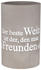 räder Flaschenkühler Der Beste Wein PET 21 cm Grau Beton