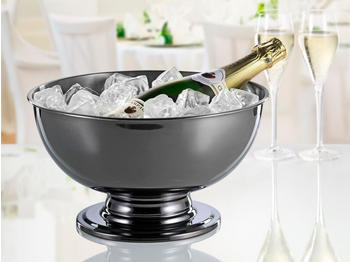Esmeyer Caterado Champagner-K&uuml;hler PORTLAND Edelstahl mit schwarzer PVD-Beschichtung - schwarz Edelstahl 18/10 306-044