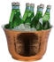 APS Flaschenkühler Ø 33 cm, H: 20 cm, 8 Liter Edelstahl