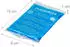 Relaxdays 8x Kühlpads rechteckig blau Weiß,Blau