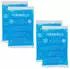 Relaxdays 8x Kühlpads rechteckig blau Weiß,Blau