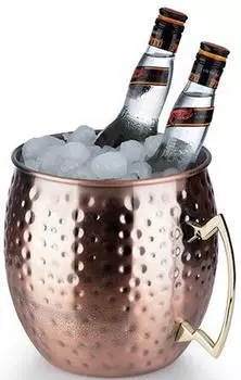 Buddys Bar Wein- und Sektk&uuml;hler Moscow Mule 5 l geh&auml;mmert H. 21 cm