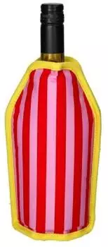 Gift Company Froid Kühlmanschette Streifen rot/rosa/gelb 23,5cm