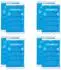Relaxdays Kalt-Warm-Kompressen wiederverwendbar 9x15cm, 24er-Set, blau