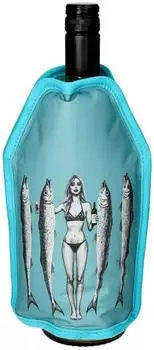 Gift Company Froid Kühlmanschette Frau mit Fischen türkis 23,5cm