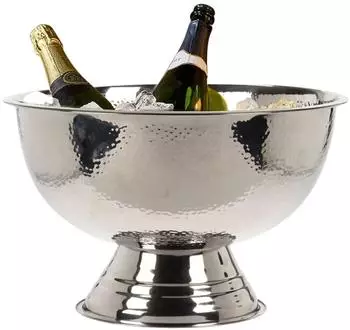 Koopman Champagnerkühler gehämmert 39x24cm (A12441160)