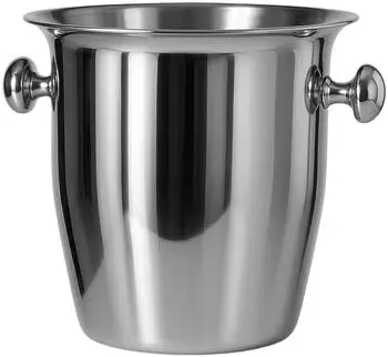 bene living Champagnerk&uuml;hler f&uuml;r Strandk&ouml;rbe, Edelstahl, rund (BL-00646)