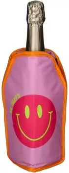 Gift Company Kühlmanschette Be happy flexibles Material rosa 23,5cm