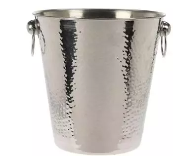 Koopmann International b.v. Champagnerk&uuml;hler 20cm geh&auml;mmerter Edelstahl (A12441120)