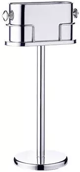 Edzard Leo Weink&uuml;hler auf St&auml;nder, Edelstahl hochglanzpoliert, H 79cm (8604)