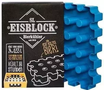 sl-Eisblock Bierkühler für 0,33 Liter Flaschen