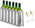 Vacu Vin 6er Set Aktiv Flaschenkühler Weinkühler silber für 0,75 - 1 Liter Flaschen