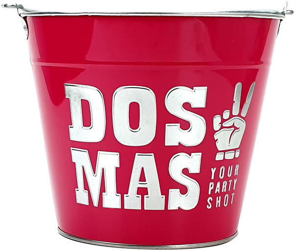 Dos Mas Dos Mas Getränkekühler Bar - Pink mit Logo / Your Party Shot