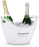 Relaxdays Sektk&uuml;hler, Champagne Premium, 8 L Volumen, Getr&auml;nke K&uuml;hlen,
