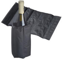 K&uuml;hlmanschette mit K&uuml;hlpads f&uuml;r Wein und Sekt / Sektk&uuml;hler / Flaschenk&uuml;hler