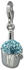 SilberDream hellblau Charm Sektkühler Zirkonia Silber Charms Anhänger GSC573H