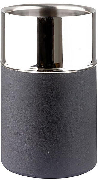 Fink Weinkühler Andor, Nassau schwarz, silberfarben Edelstahl , pulverbeschichtet Höhe 18 cm