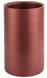 APS Doppelwandiger Flaschenkühler/ Weinkühler für Flaschen mit max. Ø 10cm, Kupfer-rot/ außen Ø 12 cm, H: 20 cm (36125)