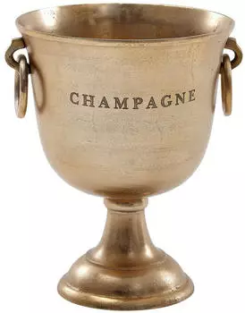 Wohnling Champagnerkühler Gold 28,5x37,5x28,5 cm Aluminium