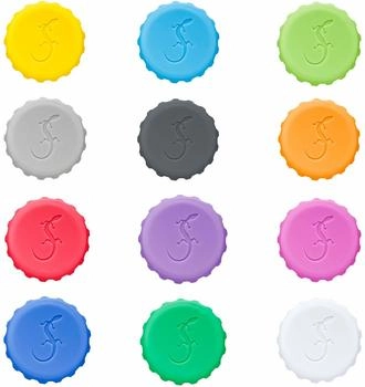 Lurch Silikon-Kronkorken 12er Set bunt