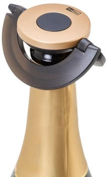 AdHoc Sekt-/Champagnerverschluss Gusto schwarz & gold (FV52)
