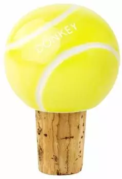 Donkey Bottle Sealer Tennis, Flaschenverschluss aus Keramik und Kork