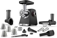 BOSCH Fleischwolf "Serie 6 MFWS660B, 3,5kg/Min., Raspel, 2 Lochscheiben (3&8mm),