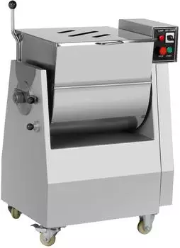 Royal Catering Fleischmischer 50kg, 1500W, neigbare Schüssel, Edelstahl, auf Rollen