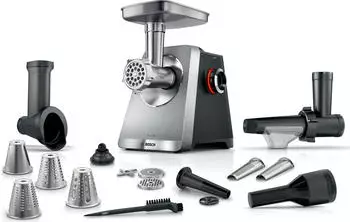 Bosch Serie 8 Fleischwolf MultiPower 2500 W Edelstahl
