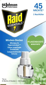 Raid Essentials Mückenstecker 45 Nächte Nachfüller