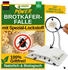Green Guardia Brotkäfer Falle mit Spezial-Lockstoff & starker Klebefläche, chemiefrei