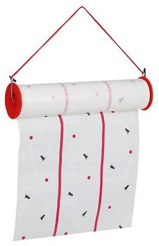 Kerbl MuscaRoll Fliegenrolle mit Metallhalter, 7 m x 30 cm (299907)