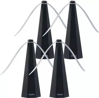 ideoon shop'n smile Fliegenwedler Mobiler 2 Fl&uuml;gel Batterie und USB Fliegenabwehr 4 tlg Wirkungsbereich