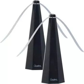 ideoon shop'n smile Fliegenwedler Mobiler 2 Fl&uuml;gel Batterie und USB Fliegenabwehr 2 tlg Wirkungsbereich