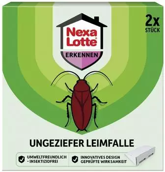 Nexa Lotte Ungeziefer Leimfalle 2 Stück