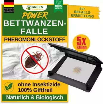 Green Guardia Bettwanzen Falle mit Pheromon Lockstoff