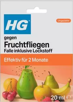 H&G HGX Fruchtfliegenfalle L&auml;stige Fruchtfliegen 2 Monaten Wirksam Um l&auml;stige Fru