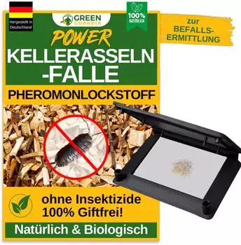 Green Guardia Kellerasseln Falle 1x Falle Kellerasseln Pheromonfalle chemiefrei