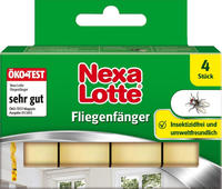 Nexa Lotte Fliegenf&auml;nger 4 St&uuml;ck Fliegenfalle Klebefalle M&uuml;ckenfalle M&uuml;cken