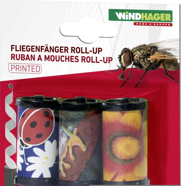 Windhager Fliegenfänger Roll-Up Printed (3 Stück)